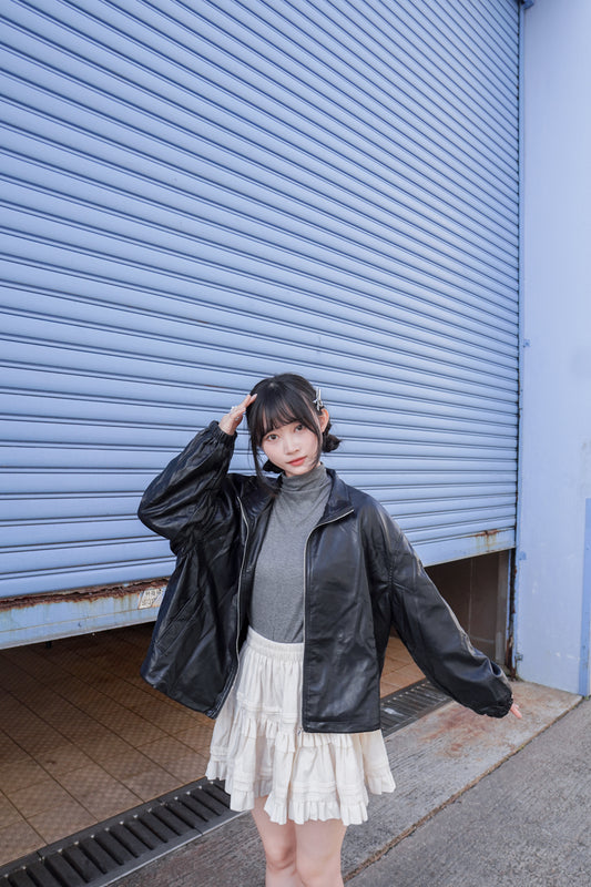 <現貨> 自家製 首批價 PU型格皮褸!版型大讚