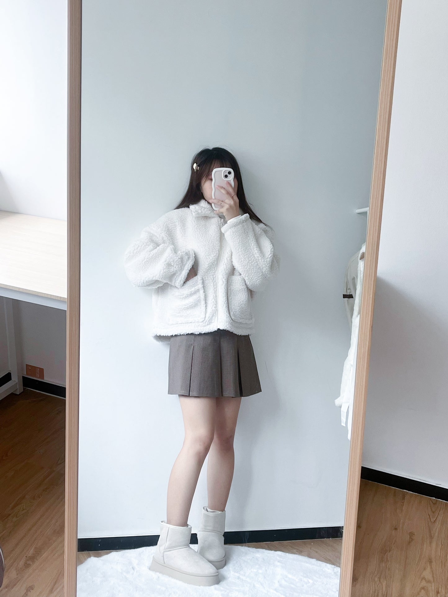 <預訂> 小眾反領毛皮夾克Jacket|三色入