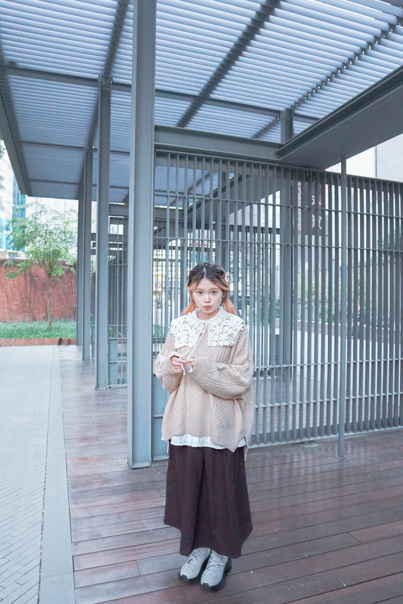 <現貨> 自家製 厚實保暖♡毛呢直筒半身長裙|兩色入