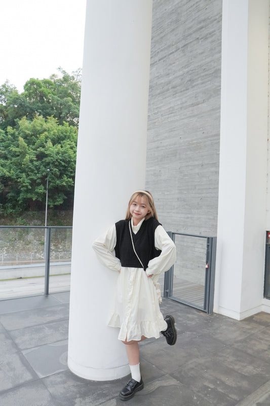 <現貨> 已售出300+件!v領扭紋針織背心馬甲|三色入