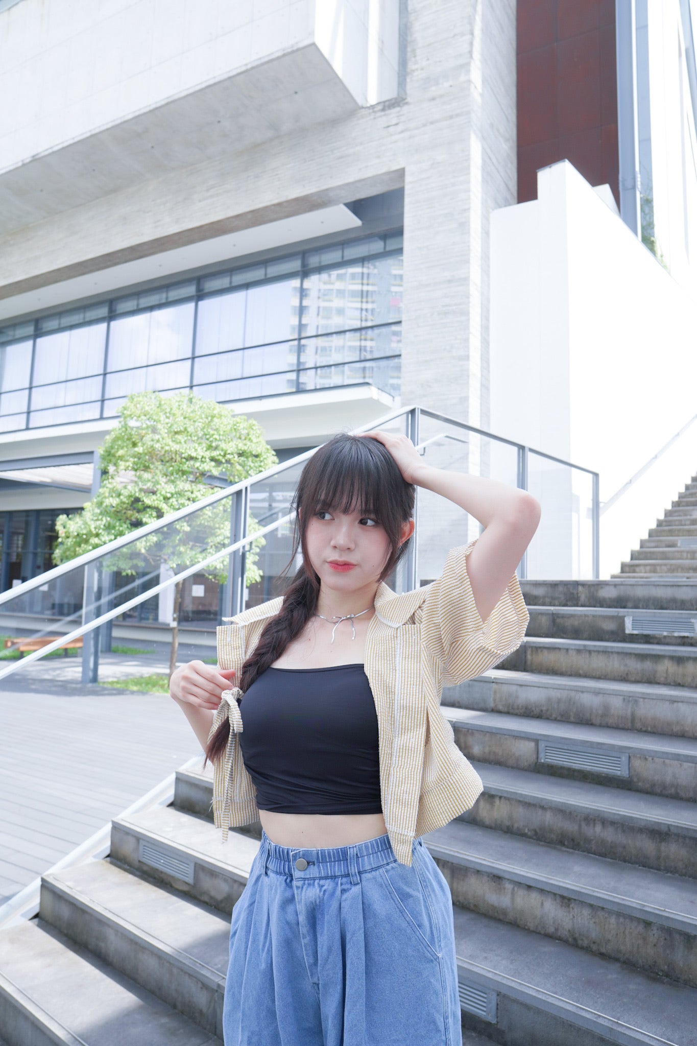 <預訂> 超彈性內搭打底吊帶背心(連胸墊)|四色入
