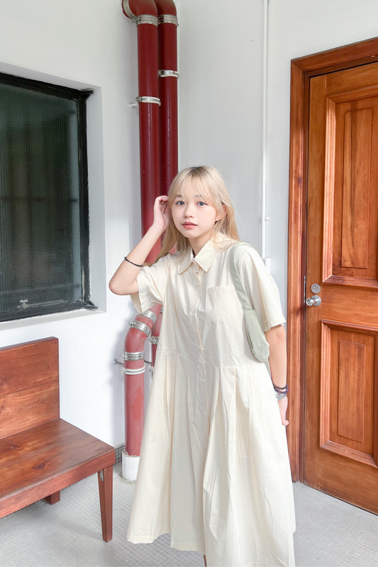 <現貨> 大熱COMEBACK款!棉質Polo長款簡約Ops