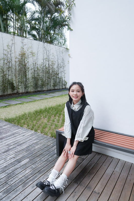 <預訂> 自家製 牛仔背心連身短裙