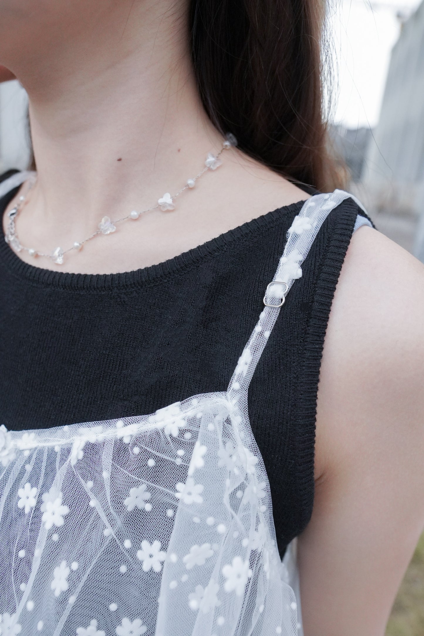 <現貨> 自家製 夏季專屬! 薄針織無袖背心|兩色入