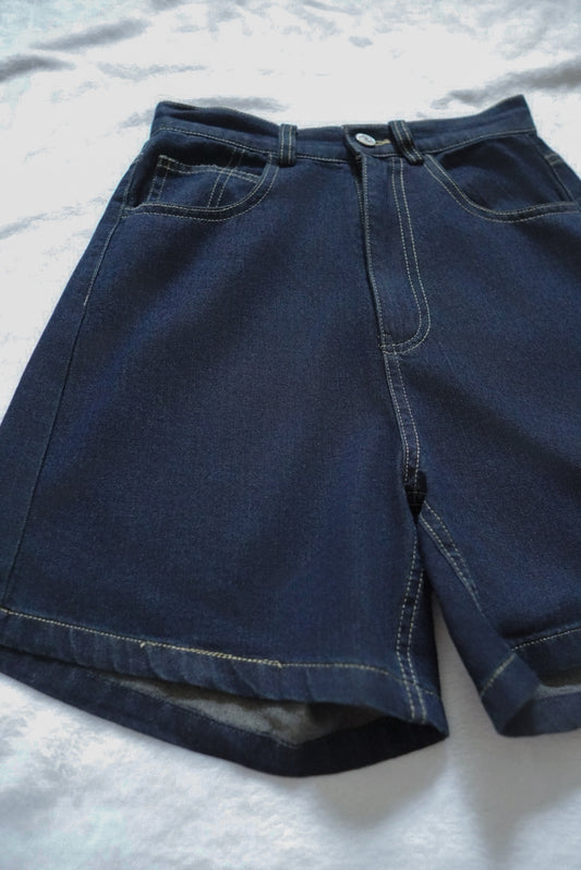 <預訂> 自家製 超顯腳瘦 闊腳牛仔五分短褲