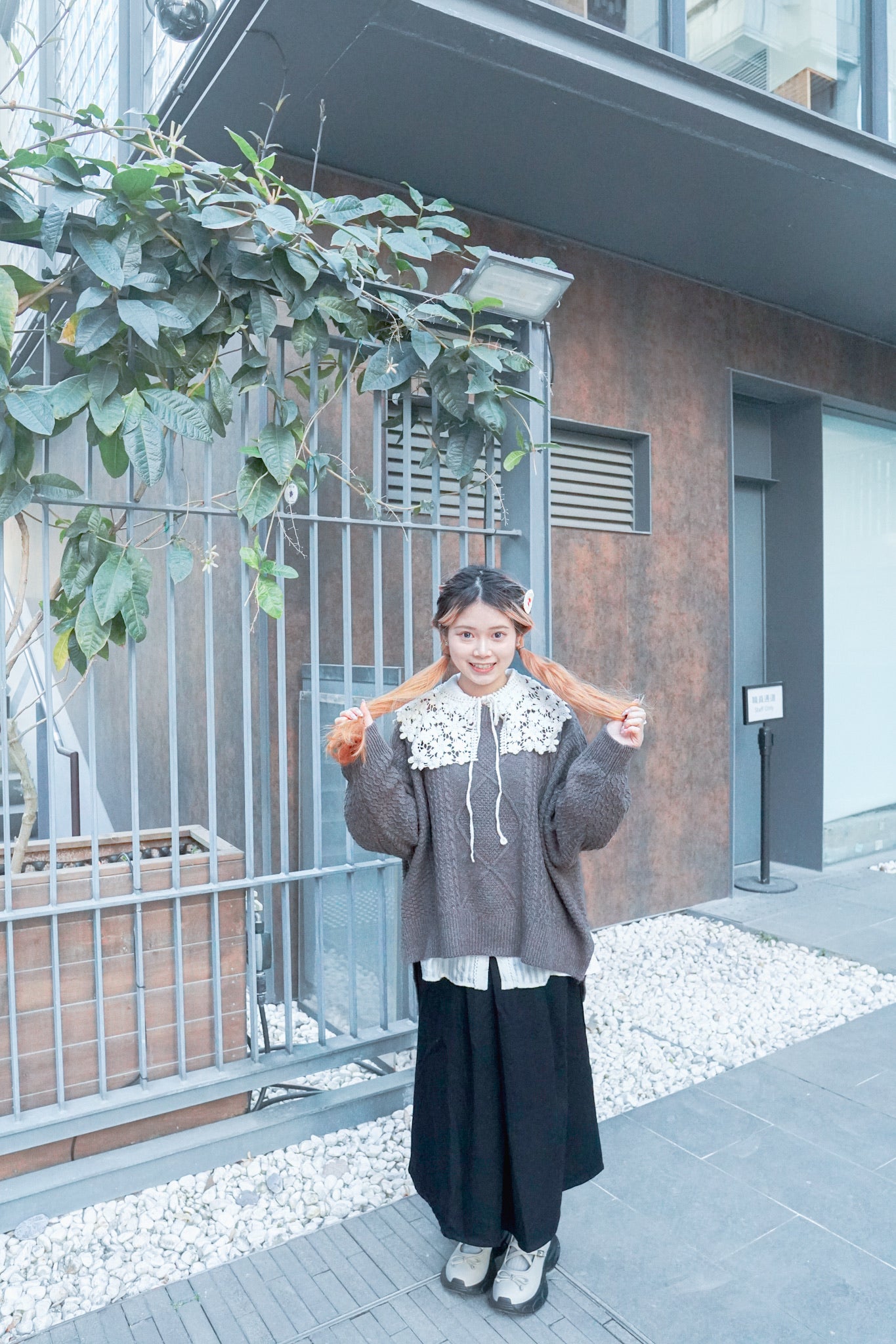 <現貨> 自家製 厚實保暖♡毛呢直筒半身長裙|兩色入