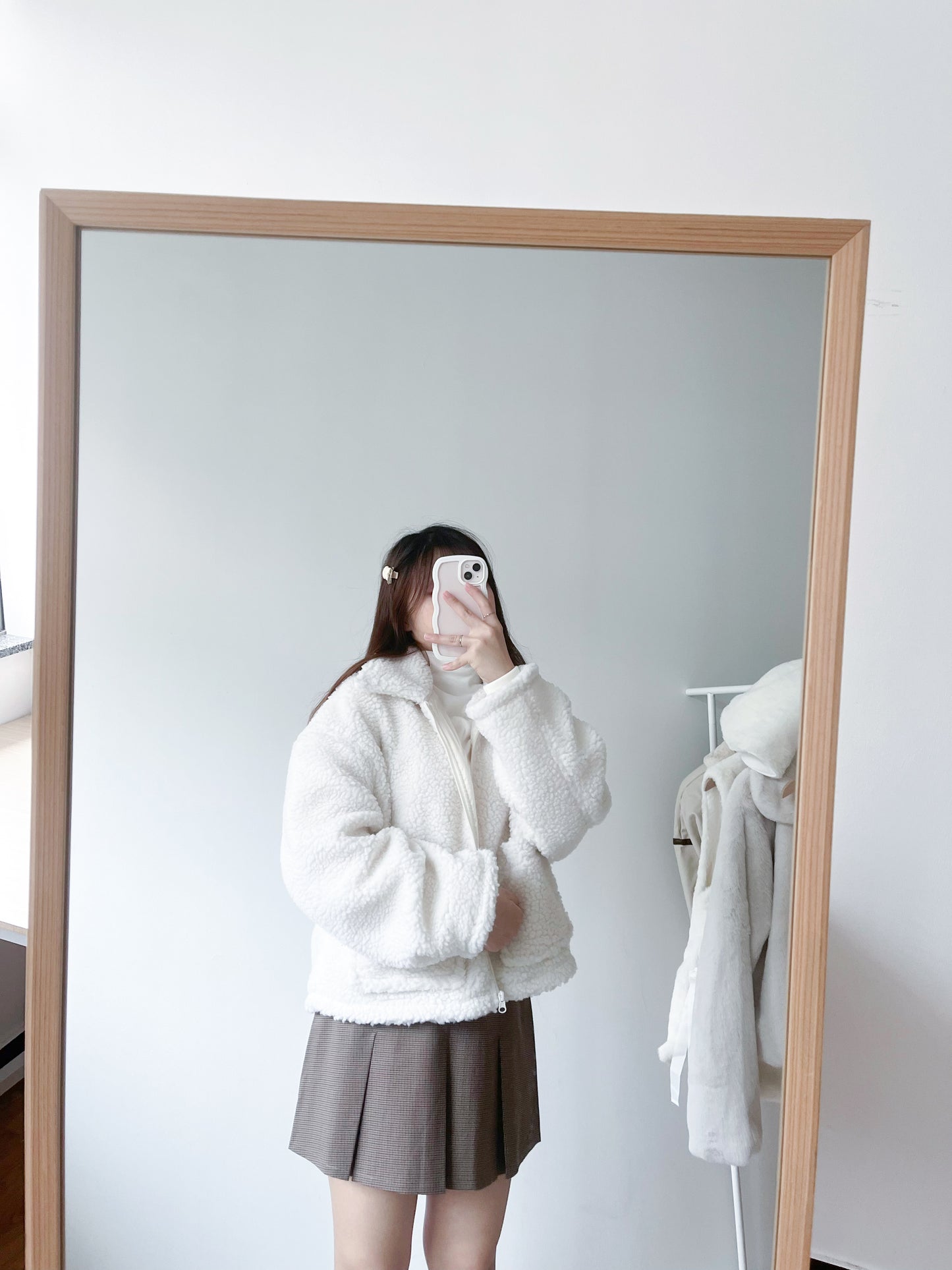<預訂> 小眾反領毛皮夾克Jacket|三色入
