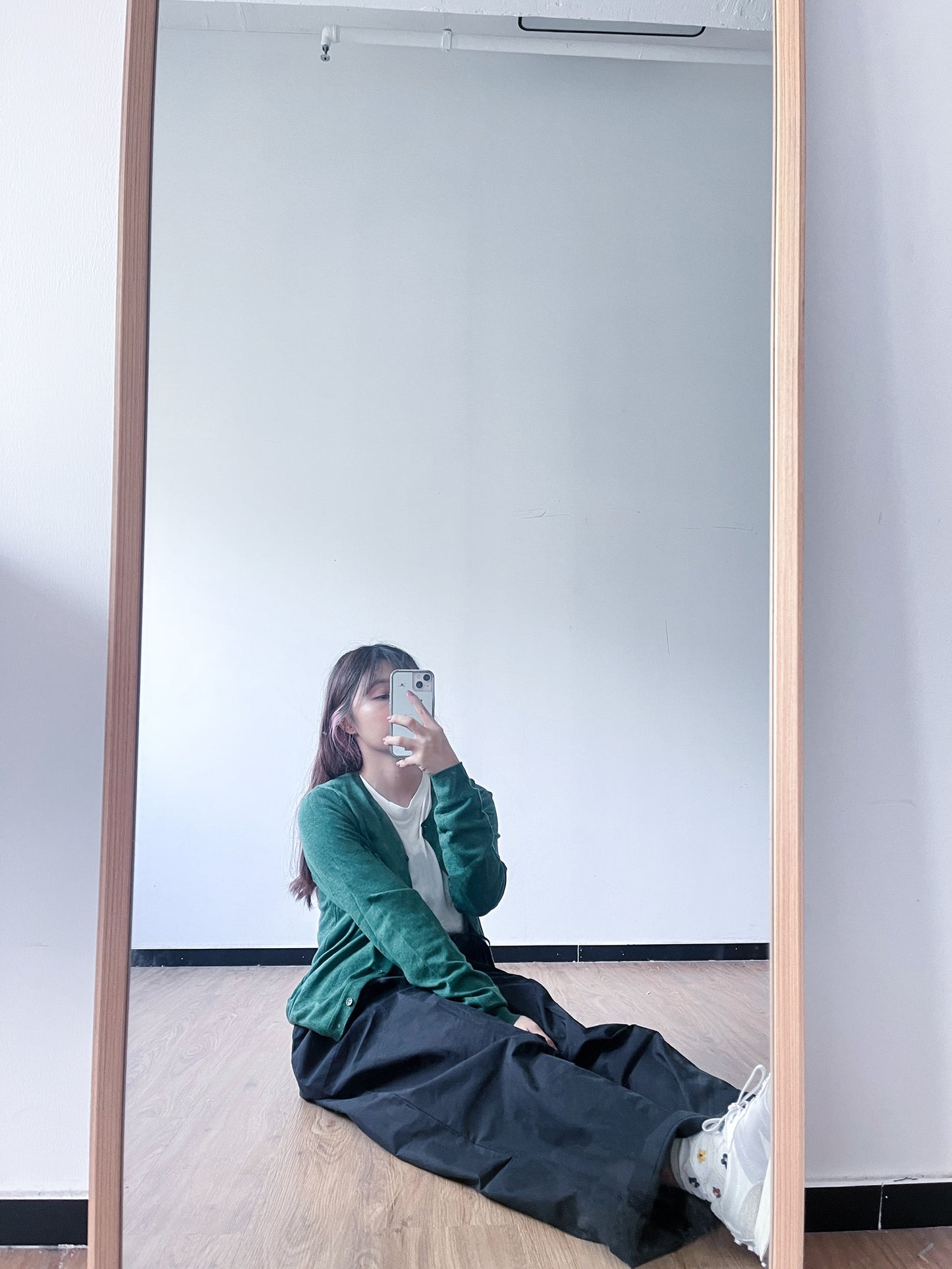 <預訂> 首批優惠💚 自家製 多色超親膚薄款長袖針織外套|墨綠