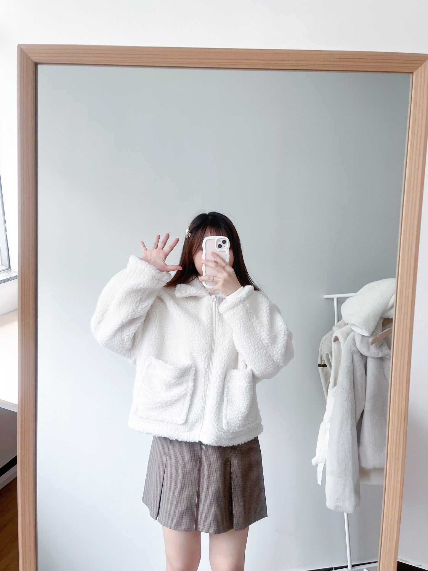 <預訂> 小眾反領毛皮夾克Jacket|三色入