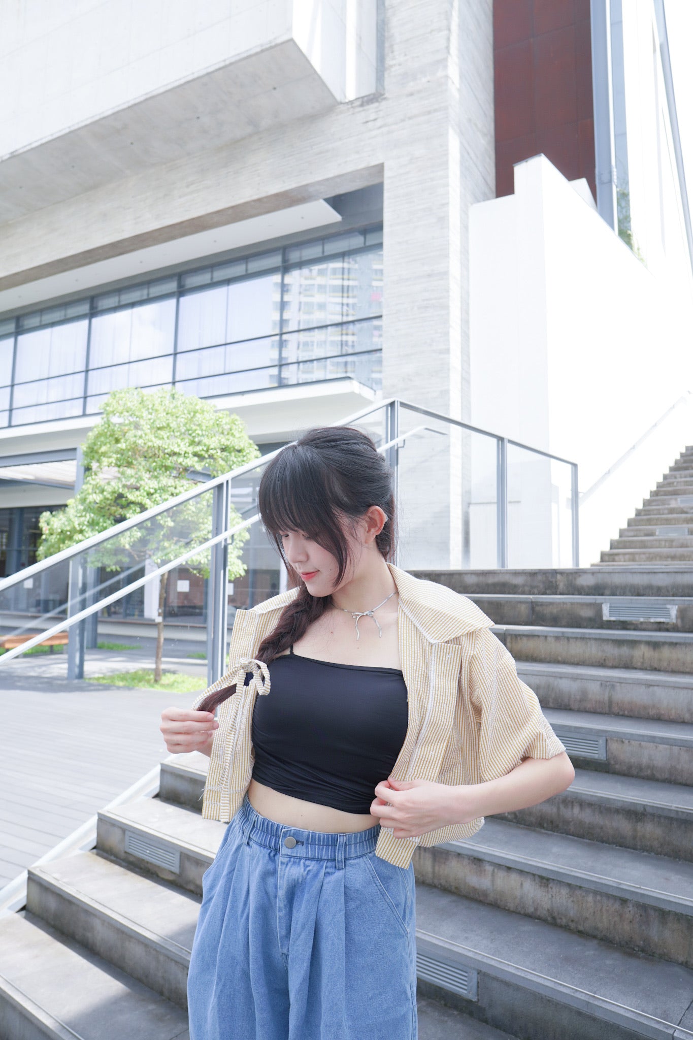 <預訂> 超彈性內搭打底吊帶背心(連胸墊)|四色入
