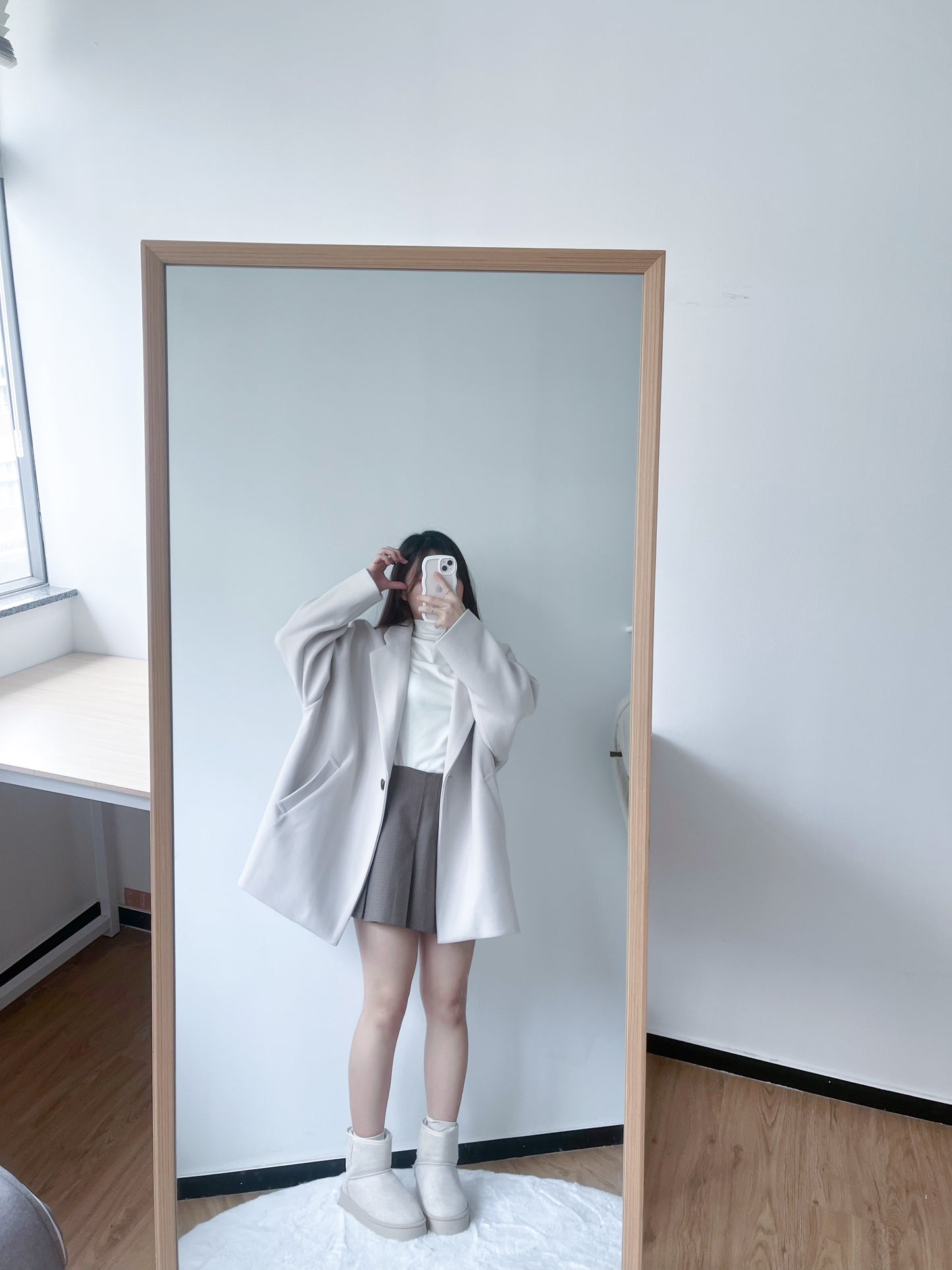 <預訂> 超人氣!寬鬆大領中長款大衣外套|六色入