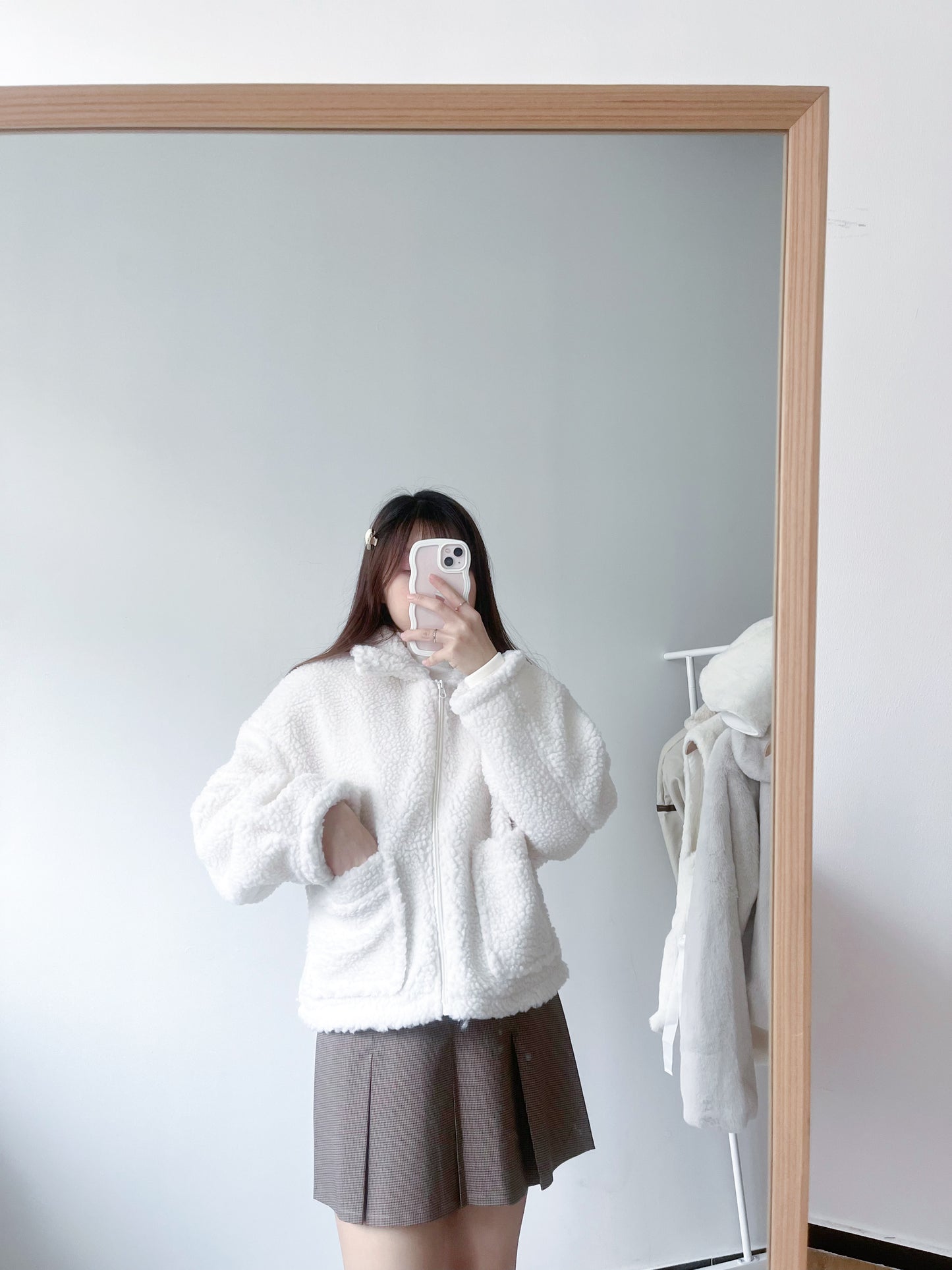 <預訂> 小眾反領毛皮夾克Jacket|三色入