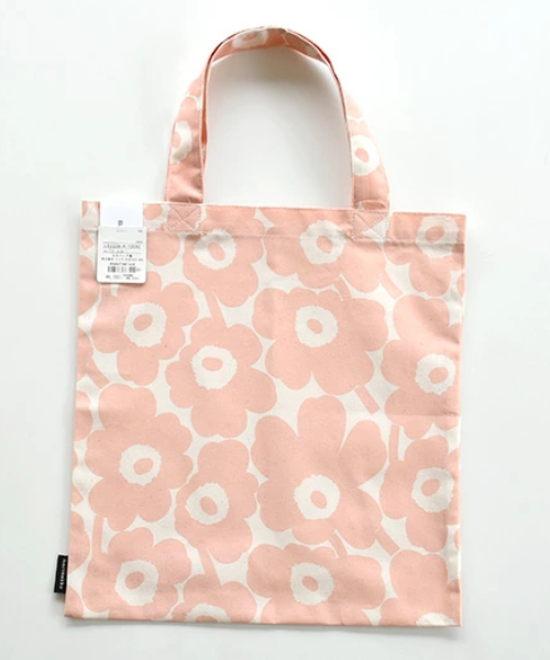 <預訂> JP 日本限定珊瑚粉色!Marimekko Mini Unikko Tote Bag♡