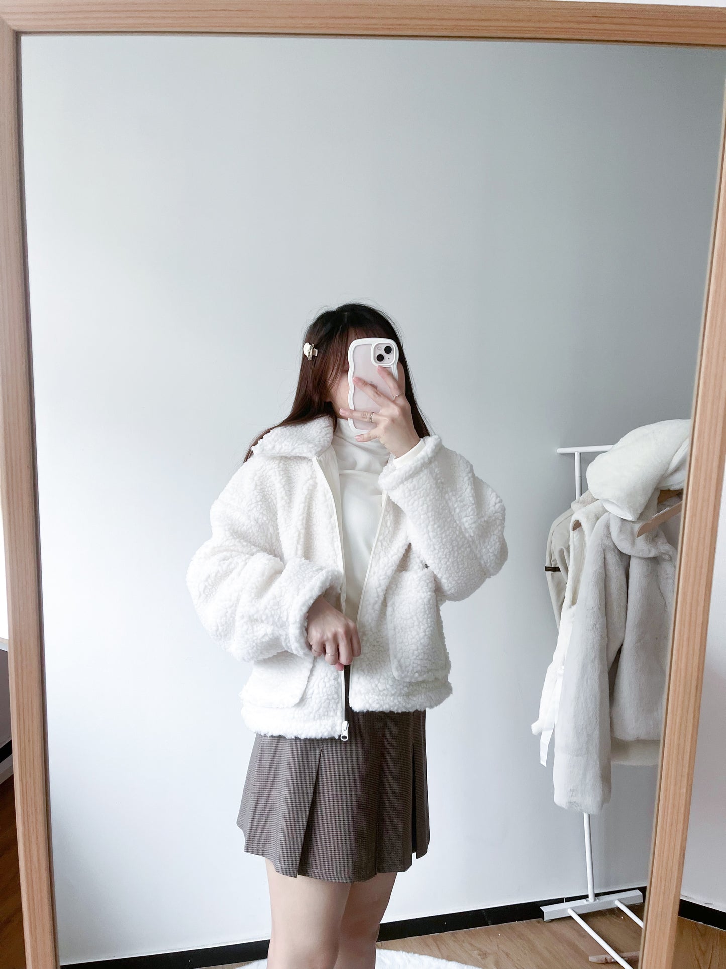 <預訂> 小眾反領毛皮夾克Jacket|三色入