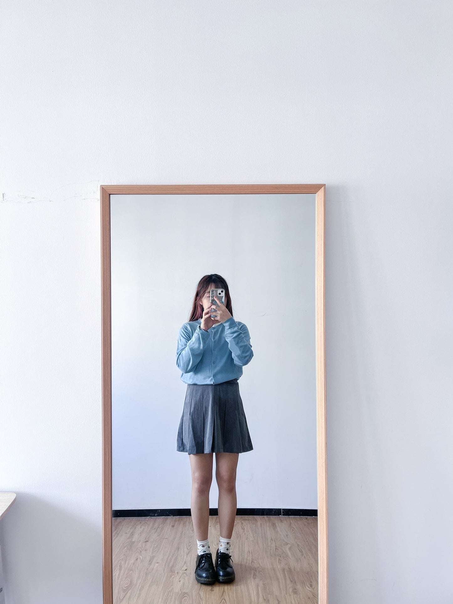 <預訂> 首批優惠💙自家製 多色超親膚薄款長袖針織外套|淺藍