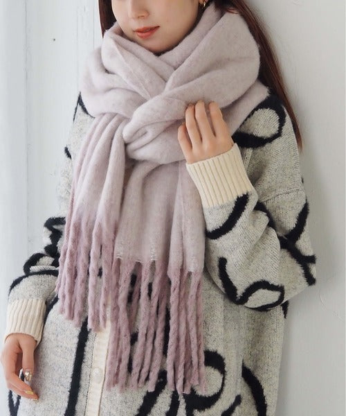 <預訂> 日牌Tiptop 漸變長頸巾|四色入