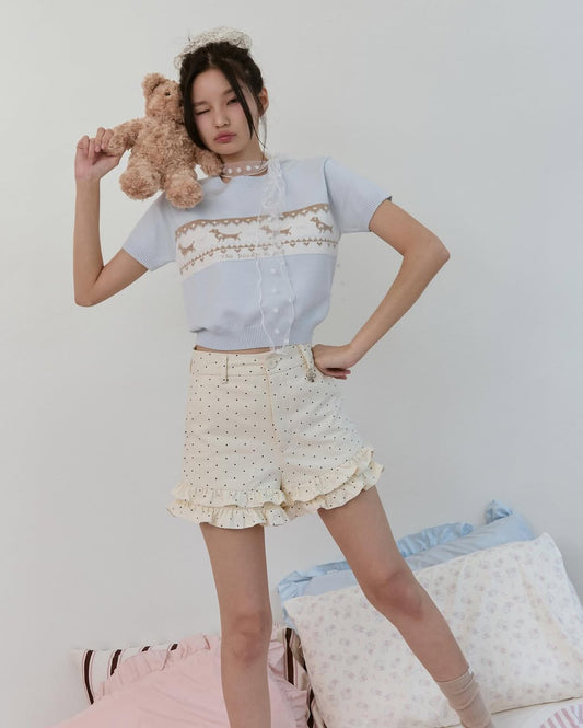 <預訂> 泰國小眾品牌🇹🇭 蝴蝶結荷葉邊短褲 | 五色入