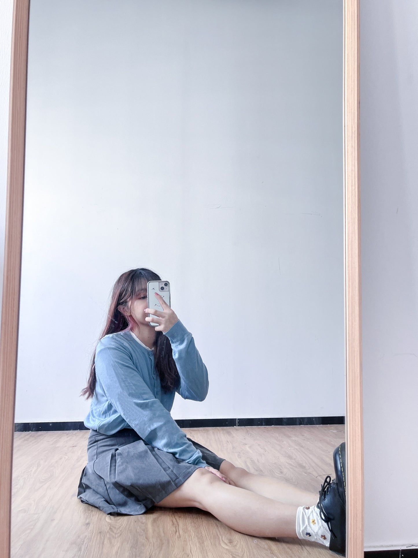 <預訂> 首批優惠💙自家製 多色超親膚薄款長袖針織外套|淺藍