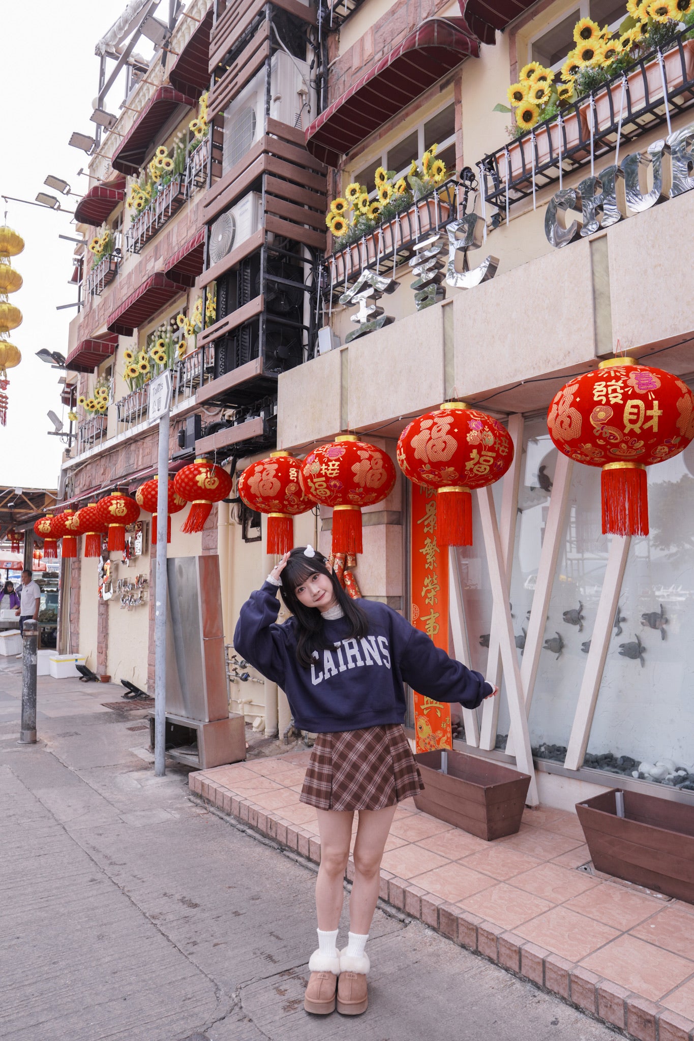 <預訂> 自家製 褶皺透明Ruffle邊立體花花高領內搭打底上衣|兩色入