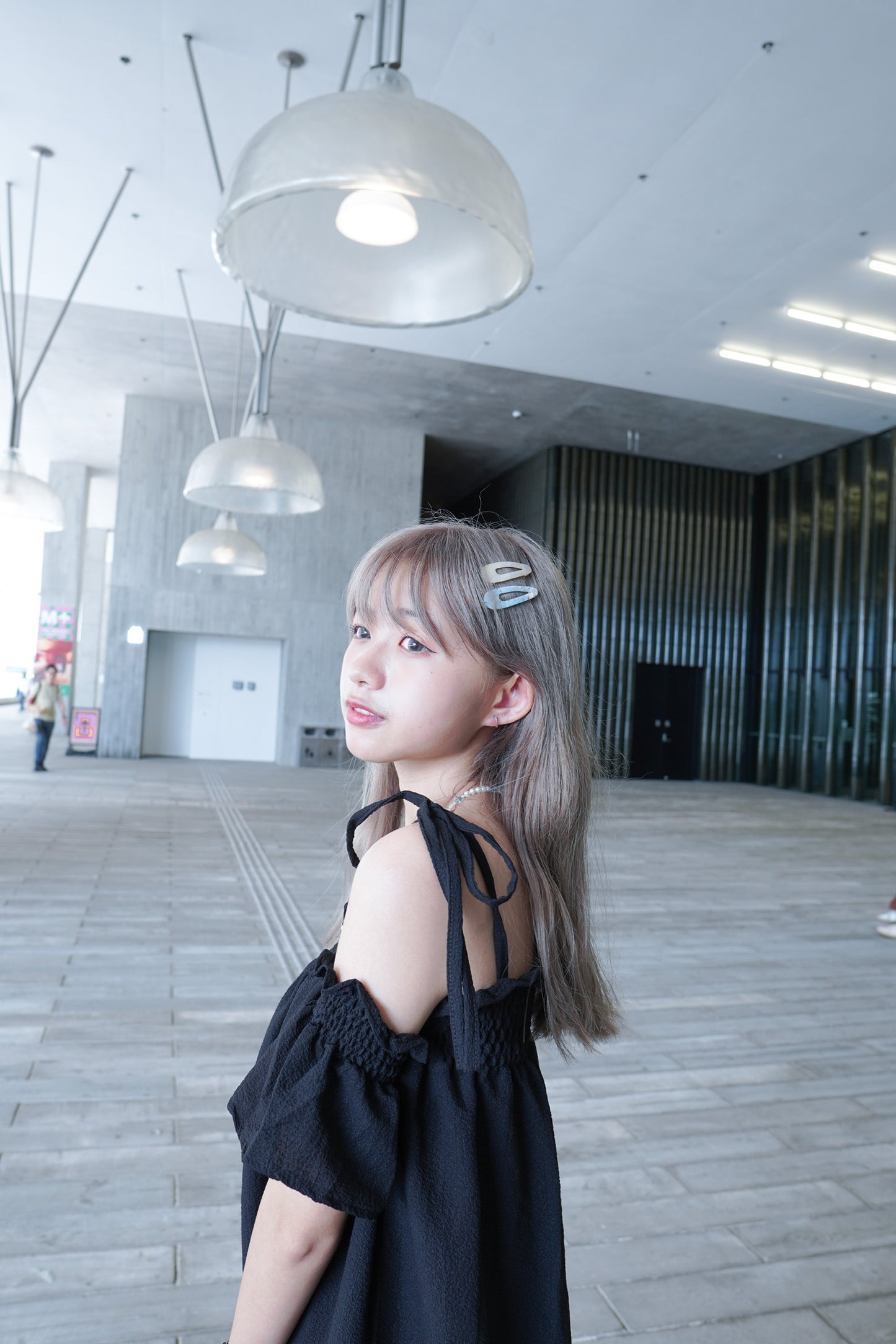 <現貨>皺褶小露肩夏日綁帶連身短裙(含打底)|三色入