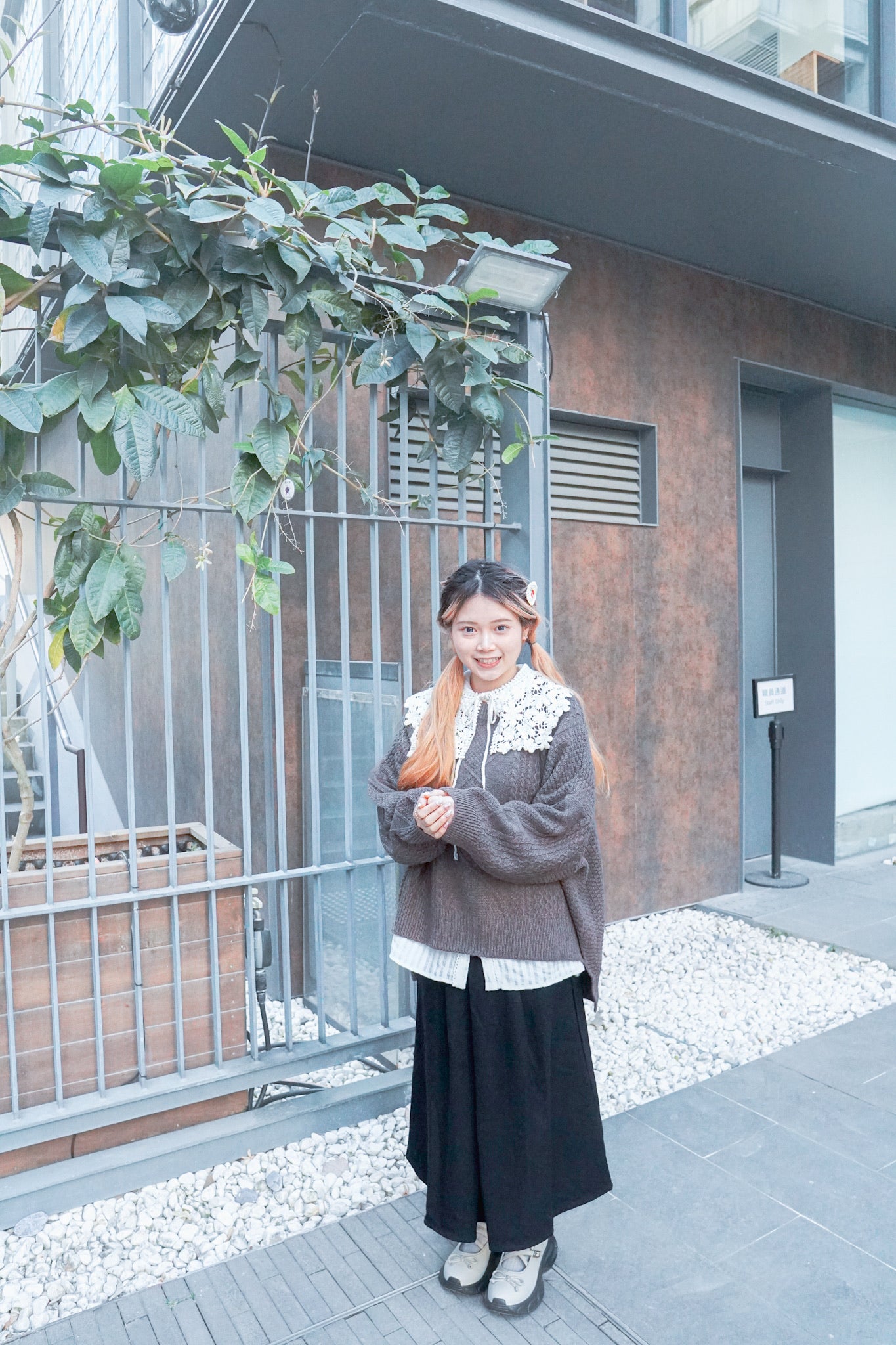 <現貨> 自家製 厚實保暖♡毛呢直筒半身長裙|兩色入