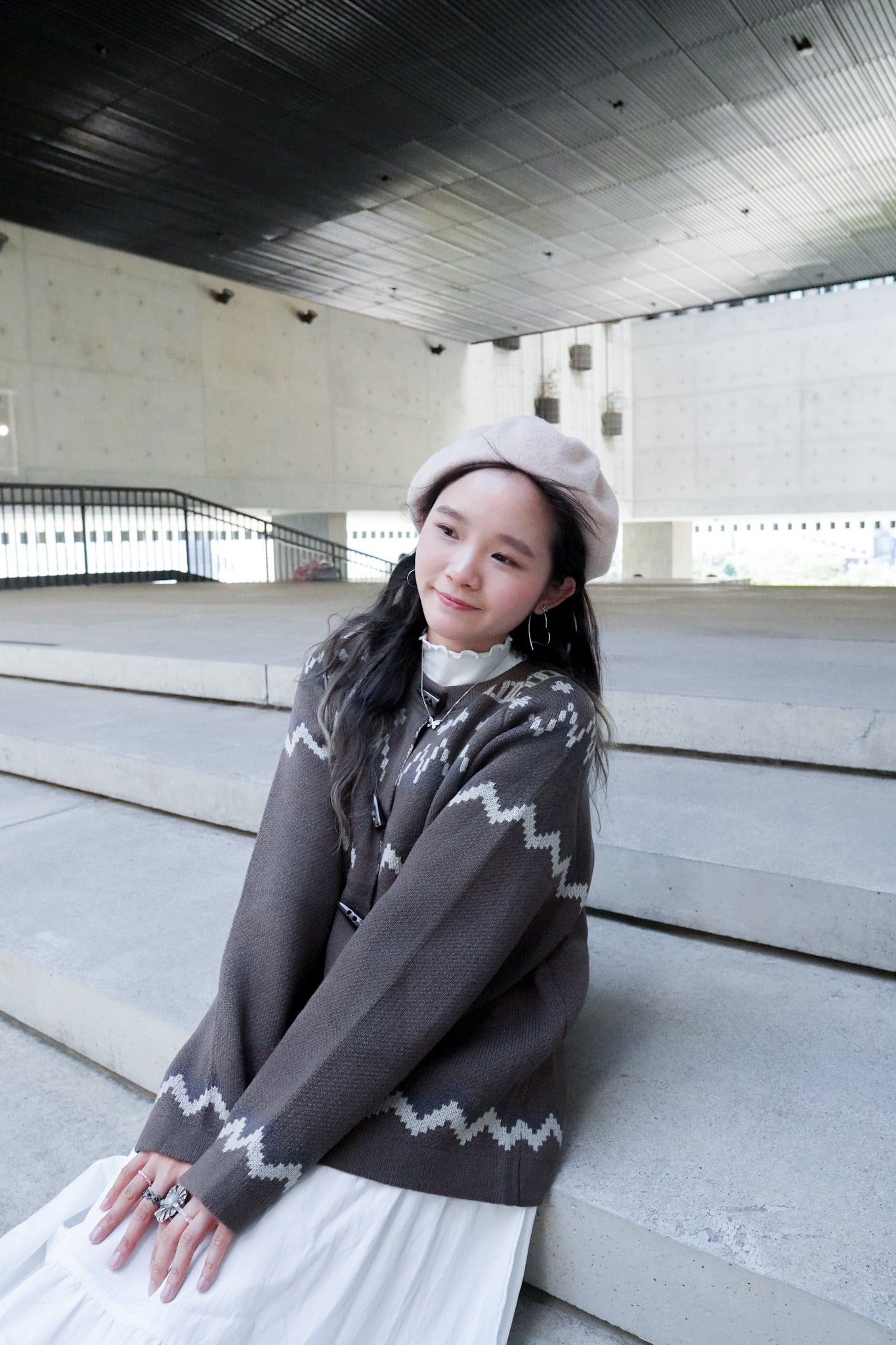 <預訂> 首批優惠♡羊毛牛角扣寬鬆針織開胸外套