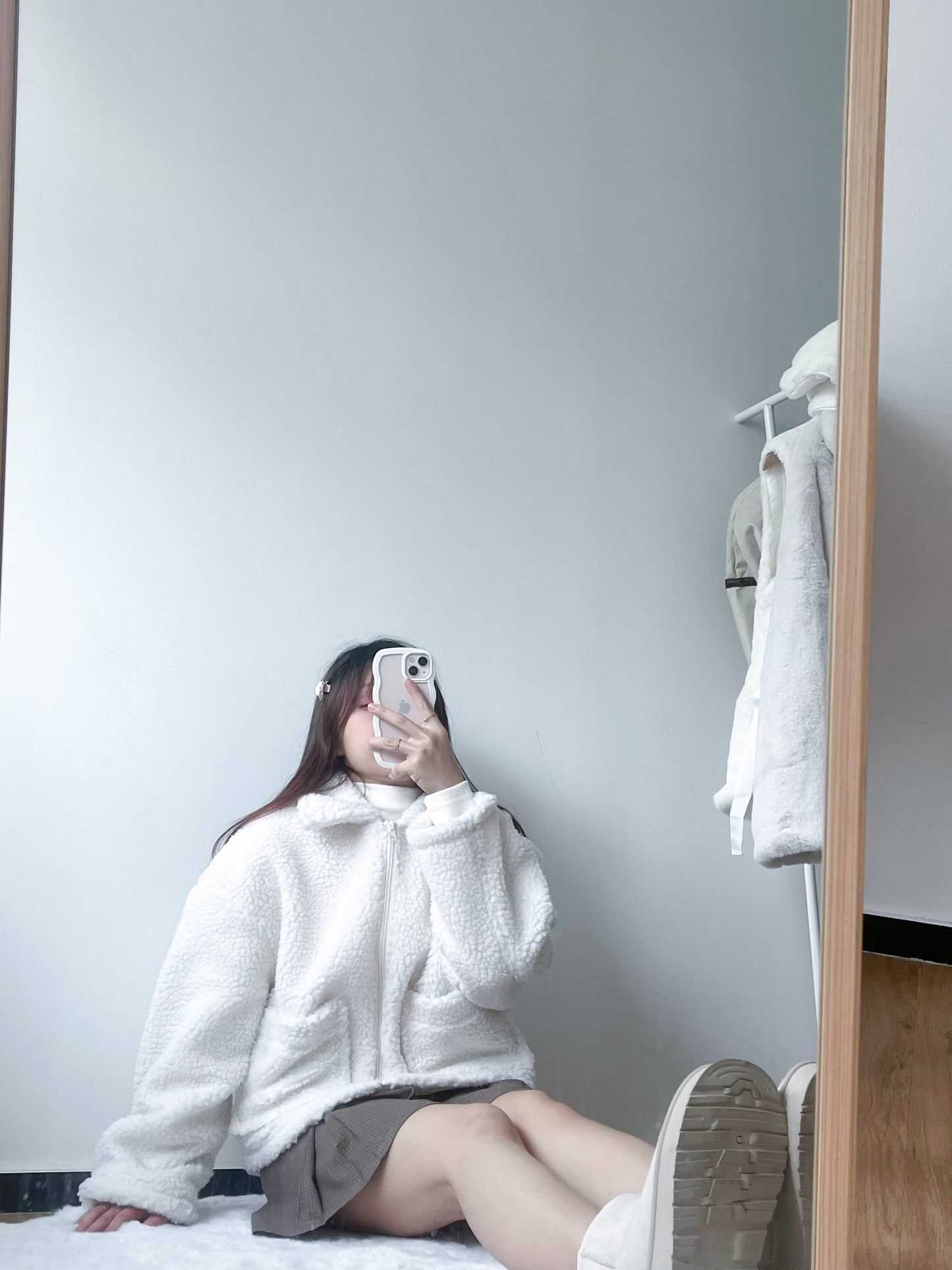 <預訂> 小眾反領毛皮夾克Jacket|三色入