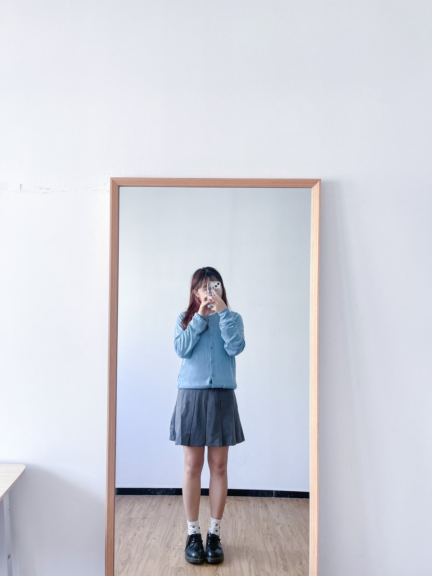 <預訂> 首批優惠💙自家製 多色超親膚薄款長袖針織外套|淺藍