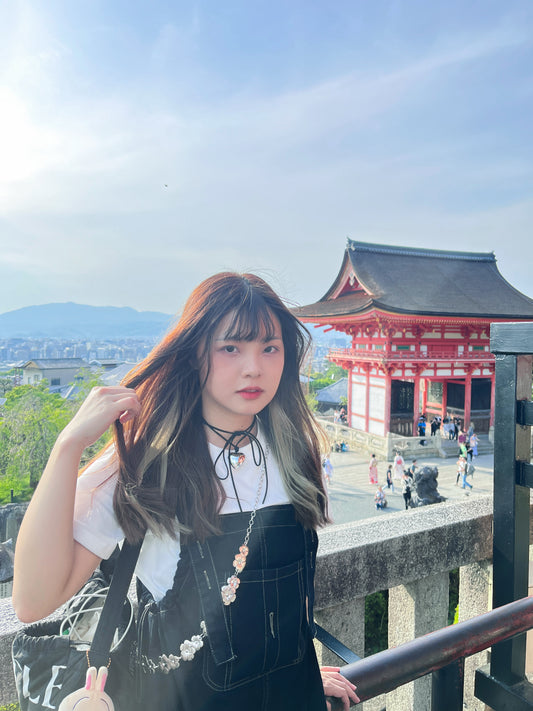 <預訂> 牛仔束繩修腰牛仔連身工裝裙