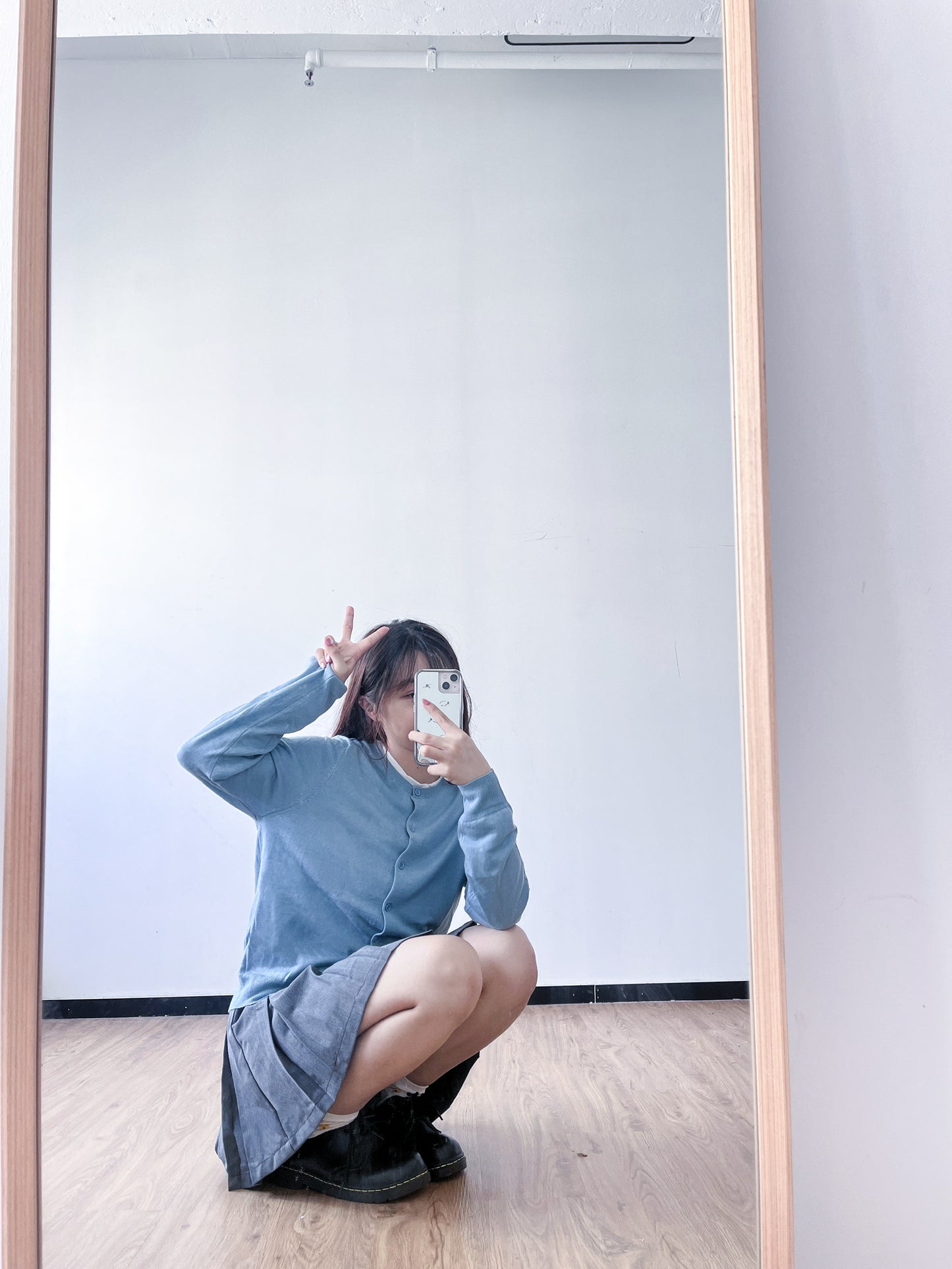 <預訂> 首批優惠💙自家製 多色超親膚薄款長袖針織外套|淺藍