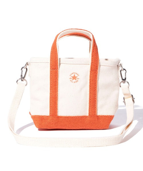 JP (限時降價至22/10) Converse 2-WAYS Mini Bag 迷你帆布Tote Bag|四色入
