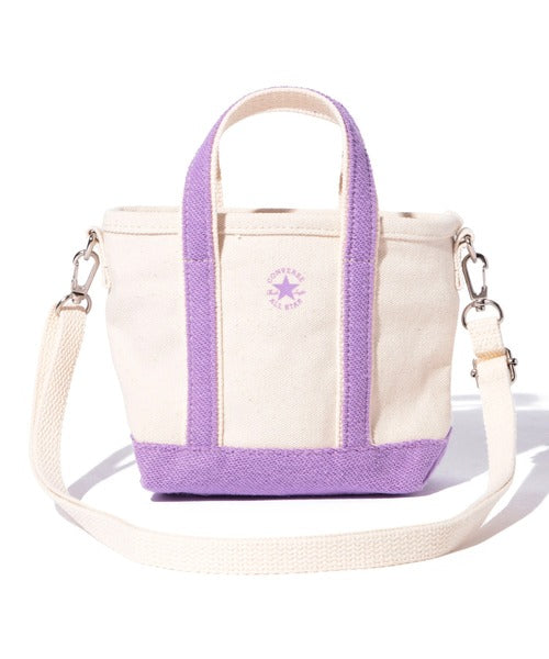 JP (限時降價至22/10) Converse 2-WAYS Mini Bag 迷你帆布Tote Bag|四色入