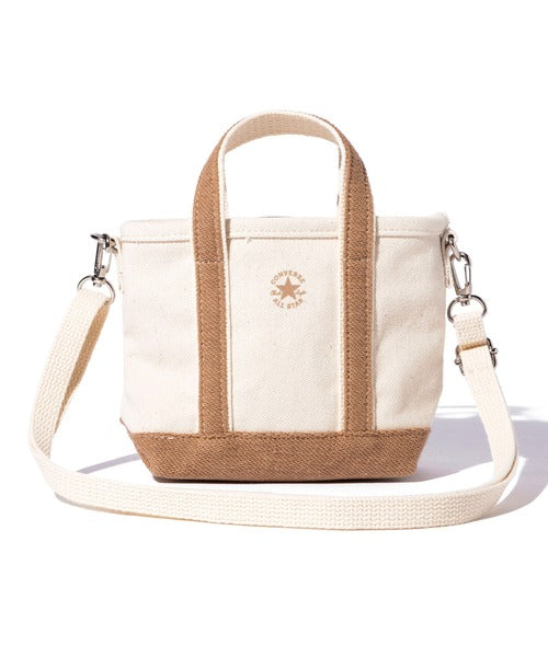 JP (限時降價至22/10) Converse 2-WAYS Mini Bag 迷你帆布Tote Bag|四色入