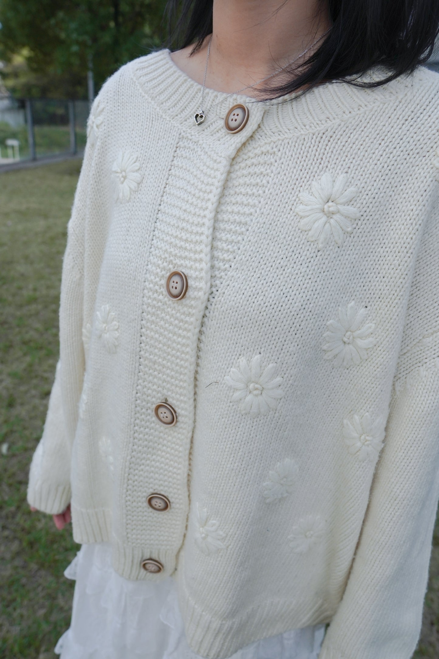 <預訂> 自家製 重工綉花開胸外套|兩色入