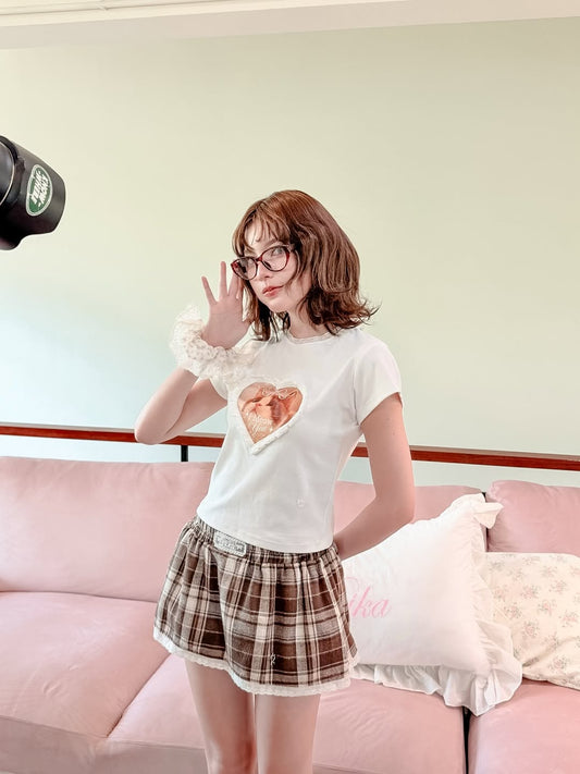 <預訂> 泰國小眾品牌🇹🇭 超可愛Daily物圖案Crop Tee | 六款入