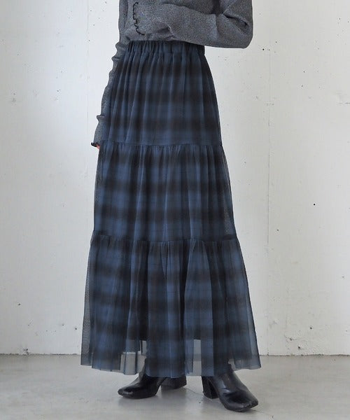 <預訂> JP 日牌Tiptop 多層雪紡薄紗長裙|七色入