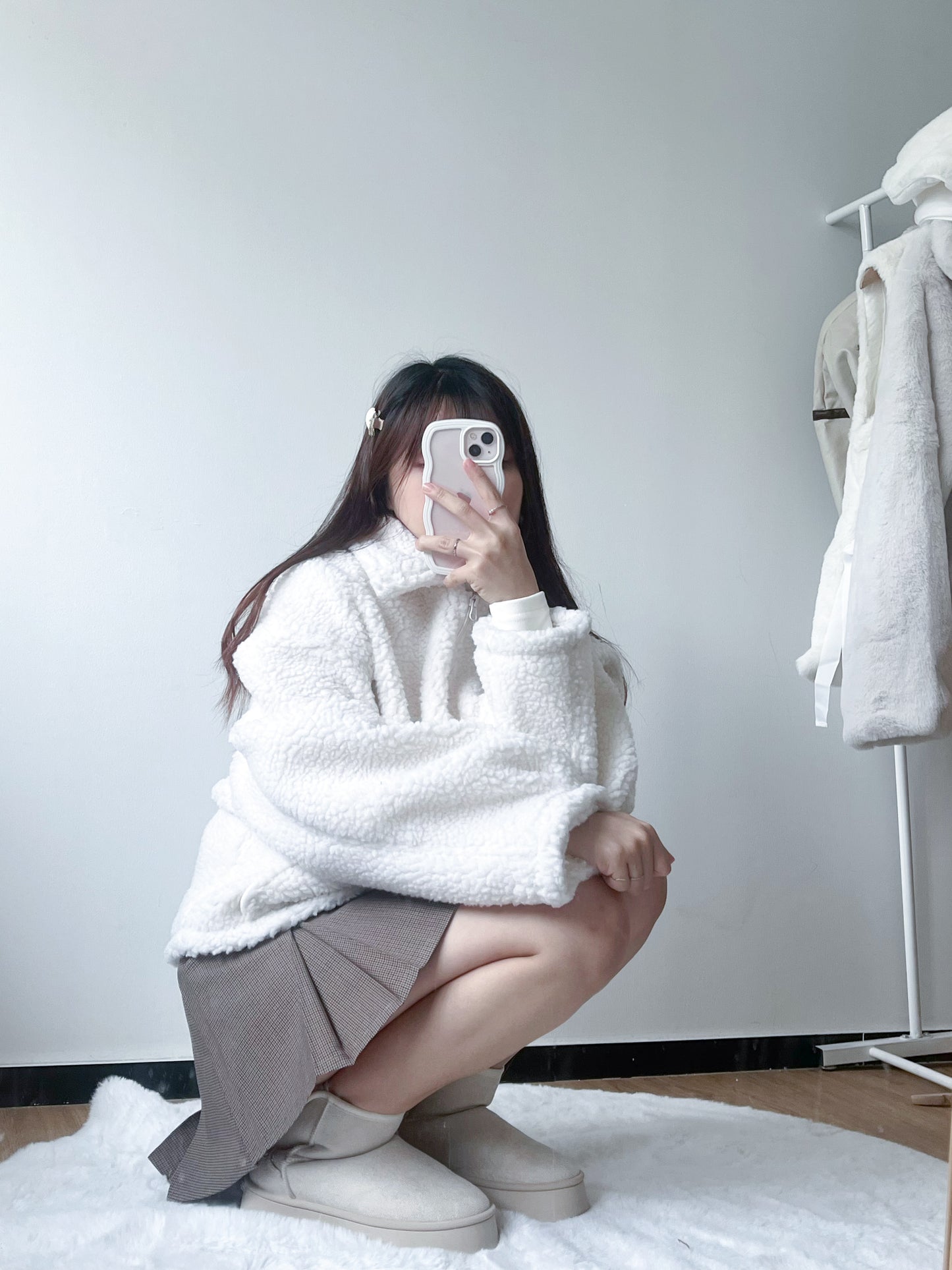 <預訂> 小眾反領毛皮夾克Jacket|三色入