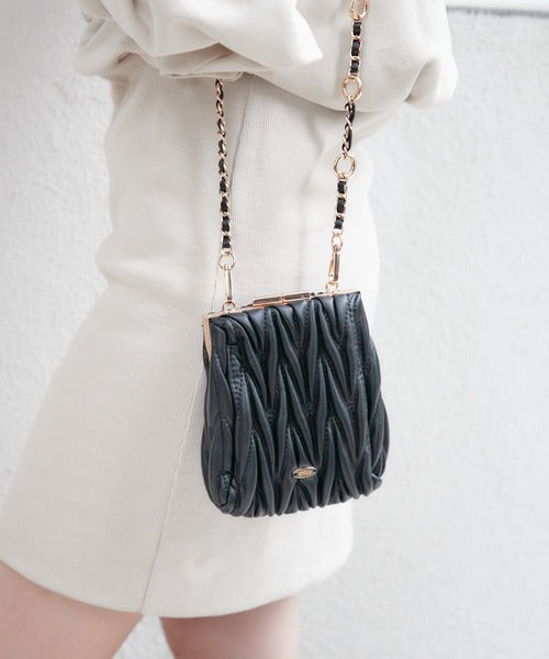 JP Chico 日本超人氣!2-WAYS 絎縫單/斜肩包|三色入