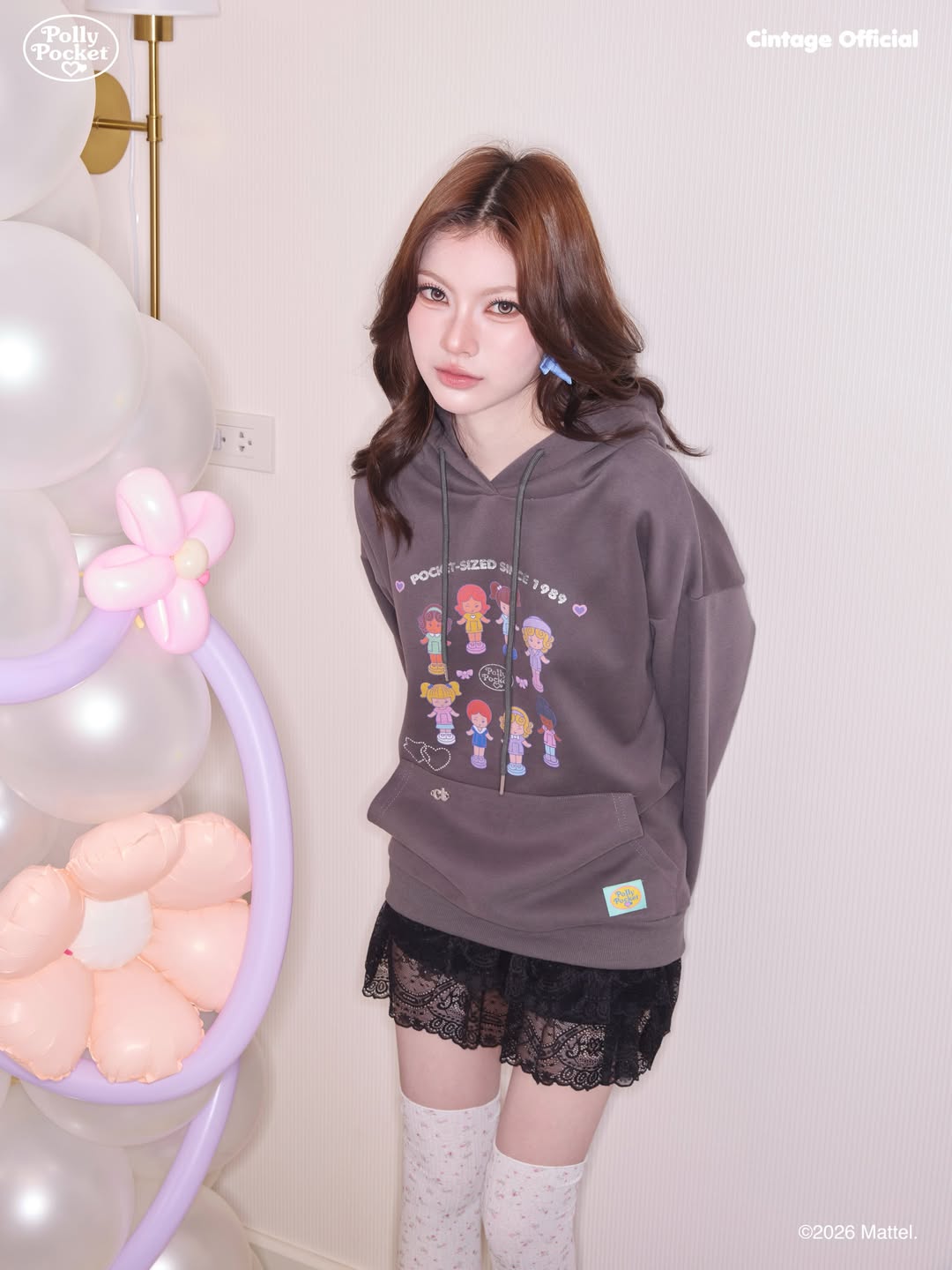<預訂> 泰國小眾品牌🇹🇭 Polly Pocket寬鬆衛衣 | 三款入