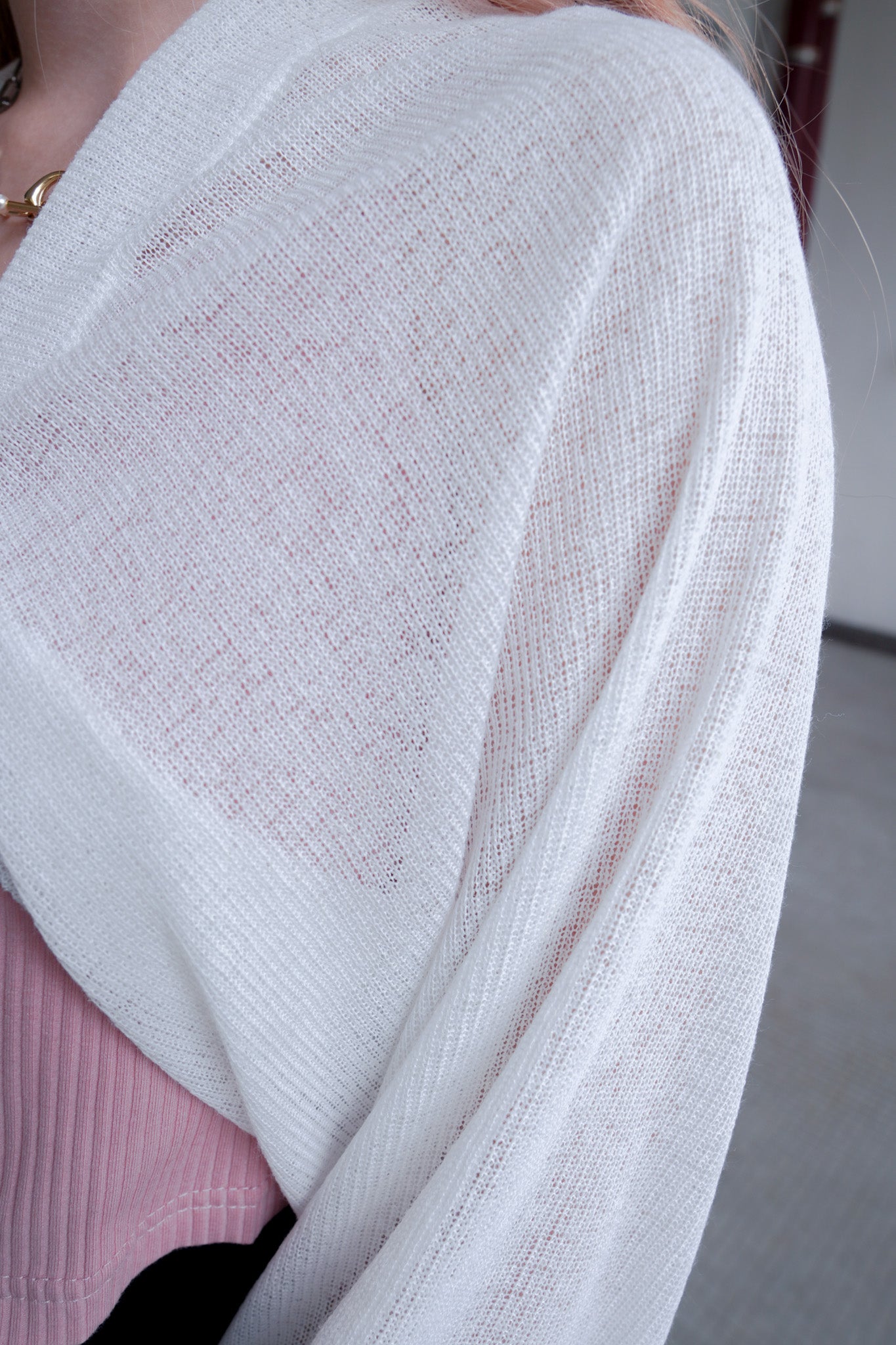 <現貨> 可愛感MAX!糖果袖羊毛薄長袖外套|兩色入