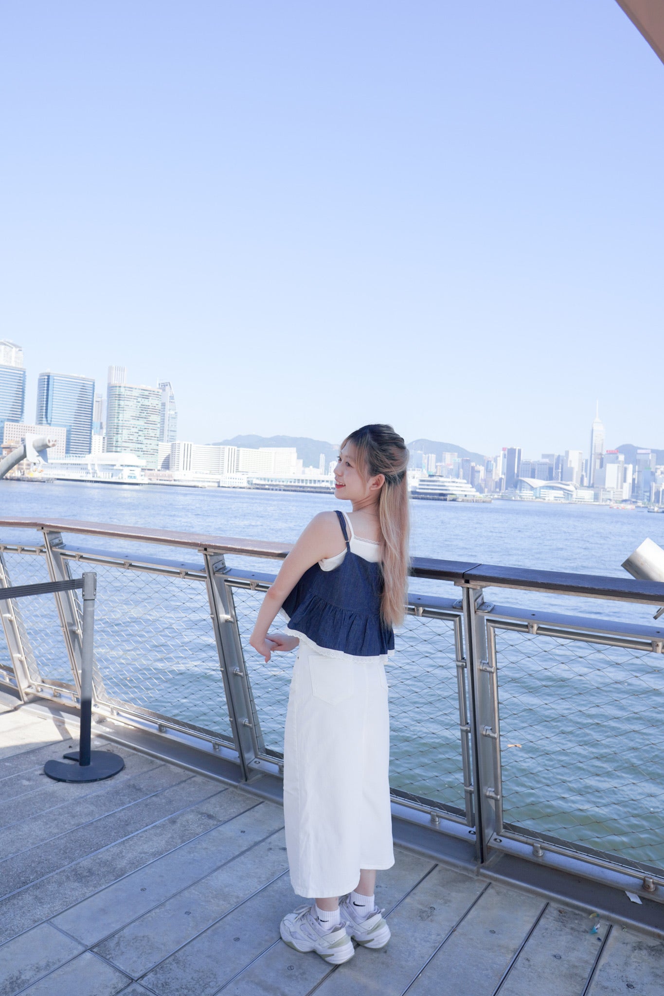 <預訂> 最強夏日感!糖果色半身牛仔長裙|三色入