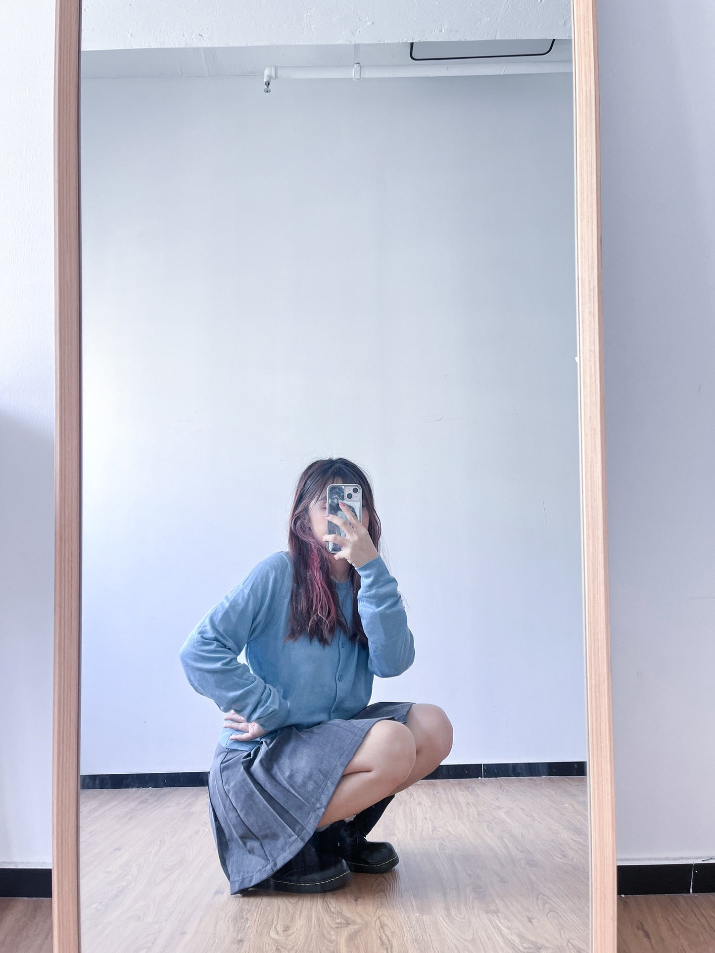 <預訂> 首批優惠💙自家製 多色超親膚薄款長袖針織外套|淺藍