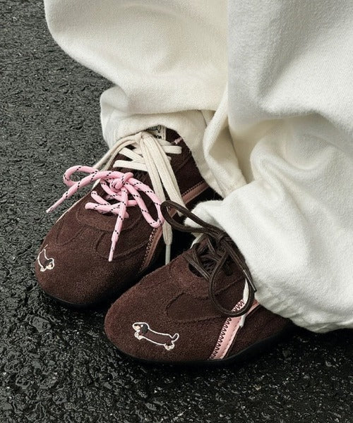 <預訂> 日本直送 日本妹子大愛♡!Sibra刺繡復古運動鞋 |22.5-24.5碼 |四色入