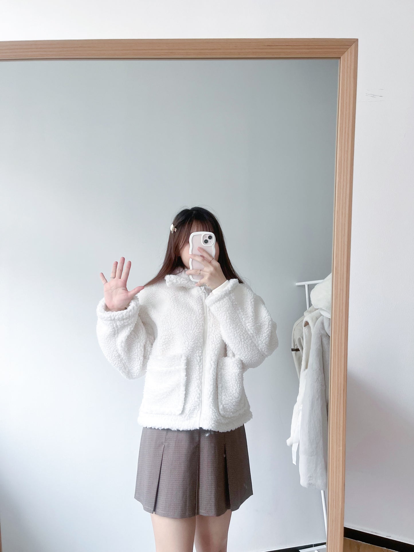 <預訂> 小眾反領毛皮夾克Jacket|三色入