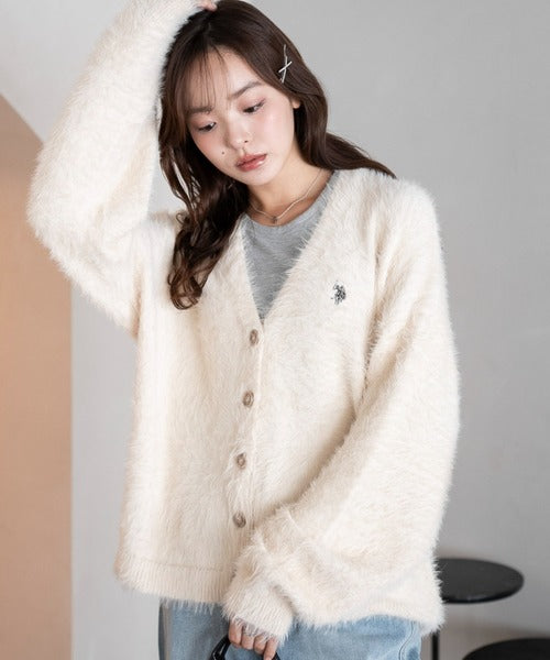 <預訂> JP 日本大人氣♡ US POLO ASSN. 獨家毛絨針織開胸外套|七色入