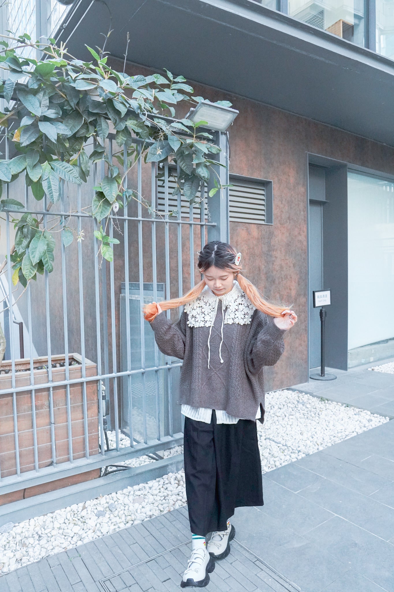 <現貨> 自家製 厚實保暖♡毛呢直筒半身長裙|兩色入