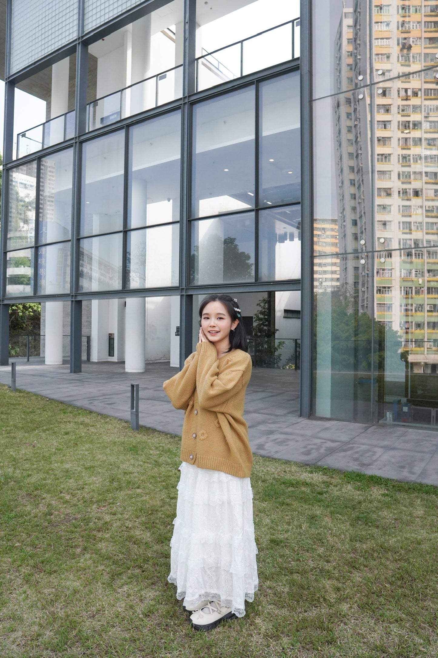 <現貨> 自家製 重工綉花開胸外套|兩色入