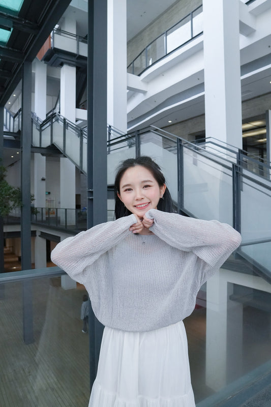 <預訂> 自家製 針織上衣+羊毛吊帶假兩件套|兩色入