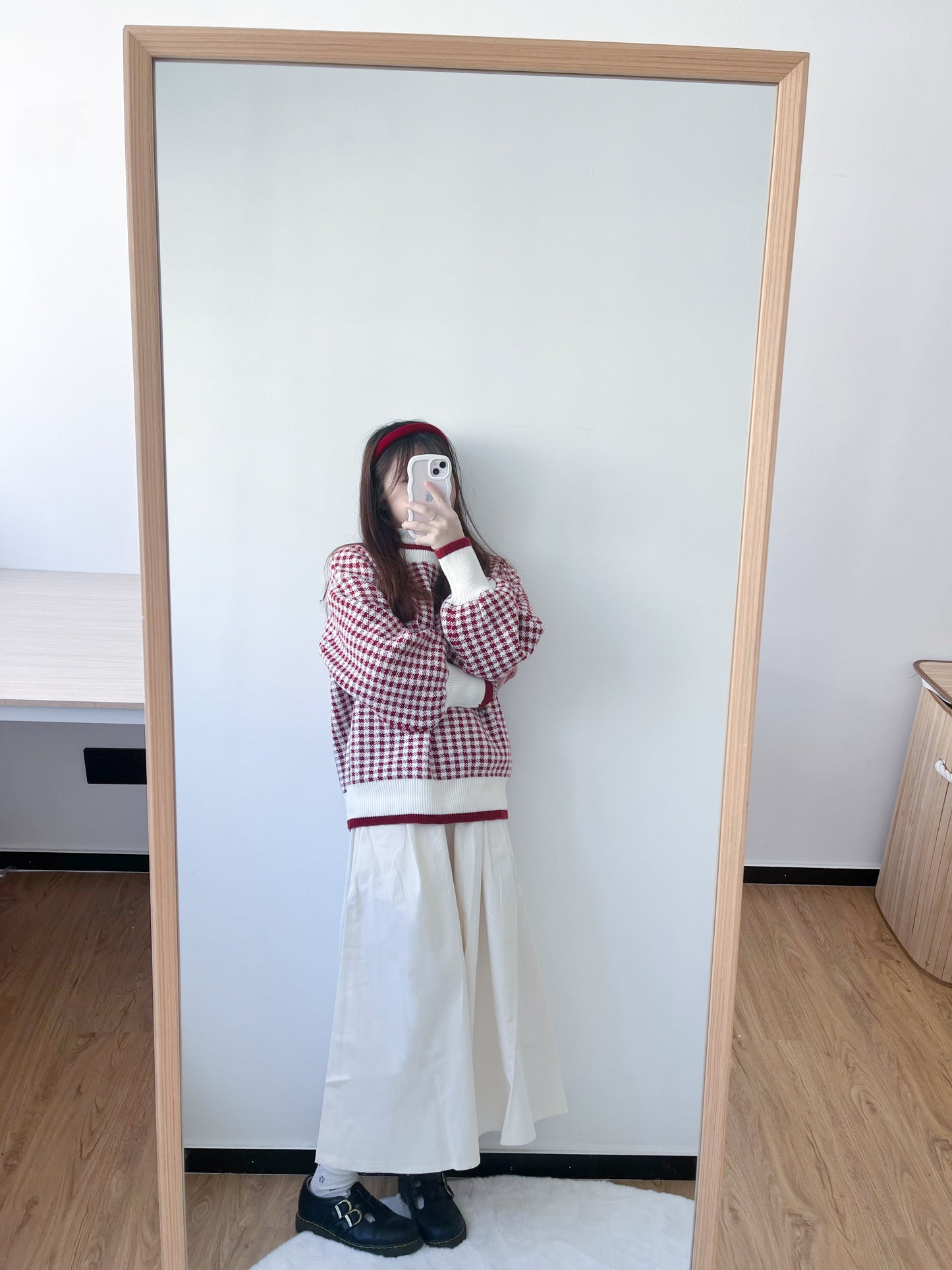 <現貨> 聖誕/新年必入♡ 節日感格紋針織寬鬆衛衣