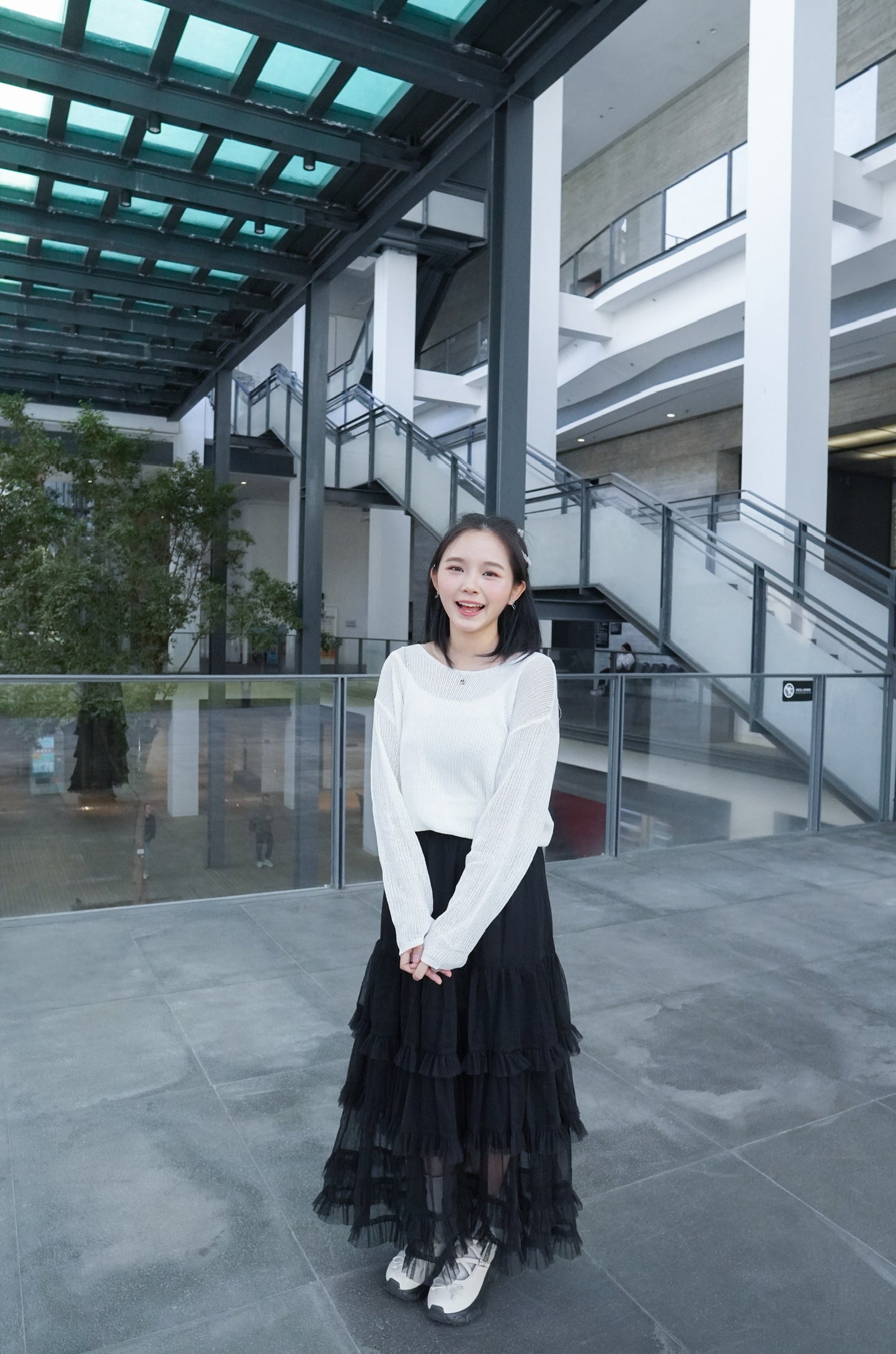 <預訂> 自家製 蕾絲蛋糕ruffle疊層長裙|兩色入